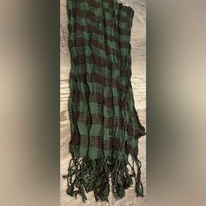 Green and Black Scarf